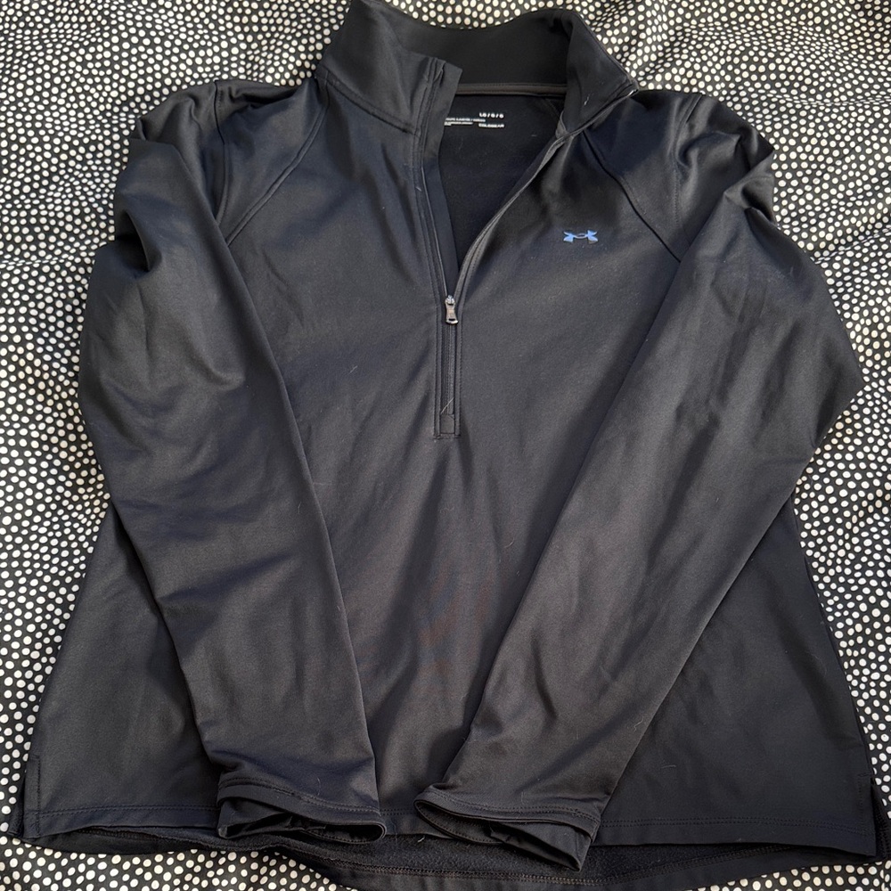 Under Armour Midnight Black Half-Zip Top